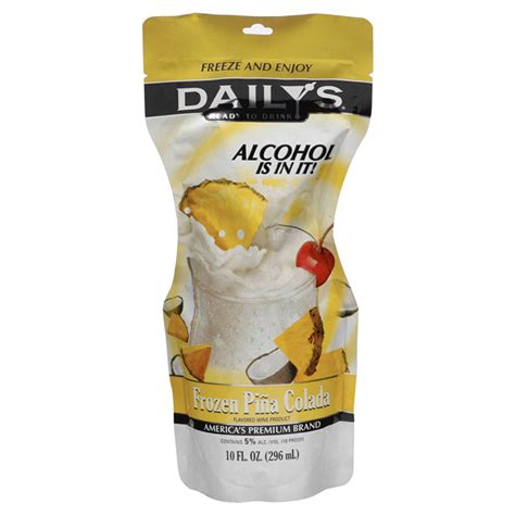 Dailys Pina Colada Pouch 10 Oz Pouches Meijer Grocery Pharmacy