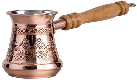 Thickest Solid Copper Turkish Greek Arabic Coffee Pot Stovetop Coffee