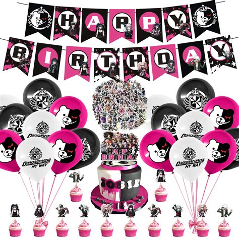 Buy 141 Pcs Anime Party Decorations Set Anime Theme Birthday Supplies