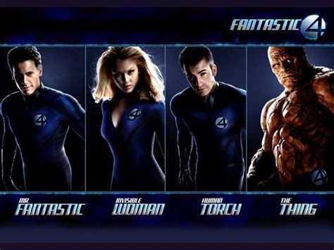 The Fantastic 4 Fantastic Four Movie Fantastic Four Characters
