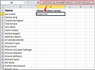 How to select random names from a list in Excel?