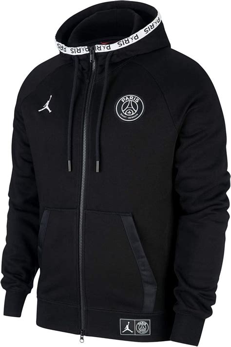 Nike Paris Saint Germain Jordan Hoody Full Zip Fleece Sweat