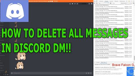 Discord How To Delete All Messages In Discord Dm Easily Youtube