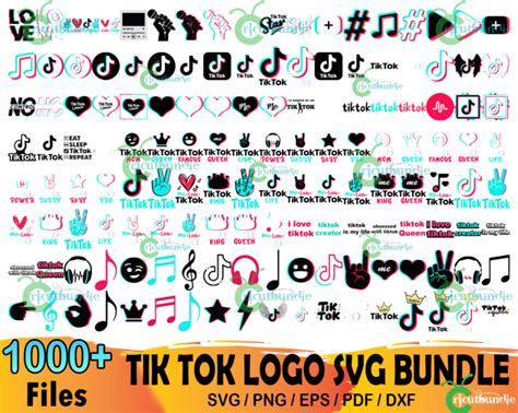 1000 Tik Tok Logo Svg Bundle Tik Tok Svg Tik Tok Clipart Bundle88