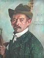 Lovis Corinth, Selbstbildnis mit Tiroler Hut, 1913 | Self portrait ...