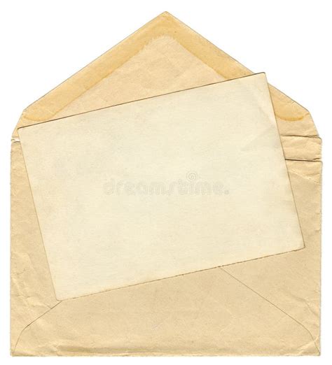 Vintage Old Envelope Stock Image Image Of Open Frame 19213305