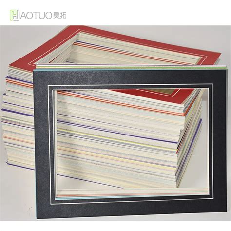 Ht 1mm Acid Free Bevel Cut Picture Frame Mixed Color V Groove Photo