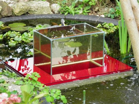 Floating Fish Dome Pondkoi Viewing Spheretwo Sizes Pond And Fountain