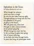Splendour in the Grass Poem William Wordsworth Poetry Art - Etsy ...