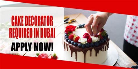 1) decorates cakes and pastries with designs, using icing bag or handmade paper cone: CAKE DECORATOR REQUIRED IN DUBAI - Dubai - Gulf ...