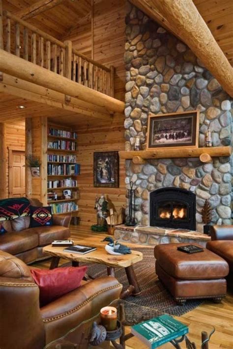 The Best 50 Log Cabin Interior Design Ideas Log Cabin Interior Log Homes Cabin Interior Design