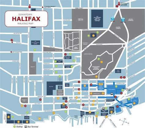 Downtown Halifax Map Halifax Hotels Halifax Map Canada