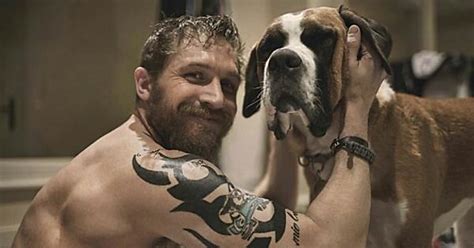Tom Hardy With A Pupperoni Album On Imgur