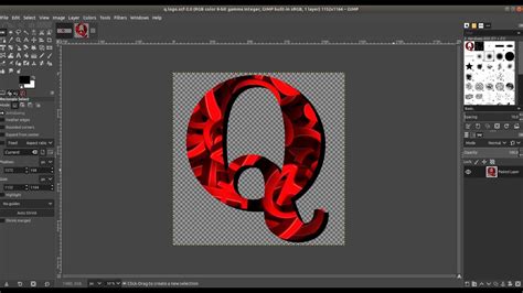 Mostly Explained - Creating a simple logo with GIMP - YouTube