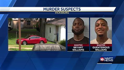 2 Men Wanted In Vicksburg Murder