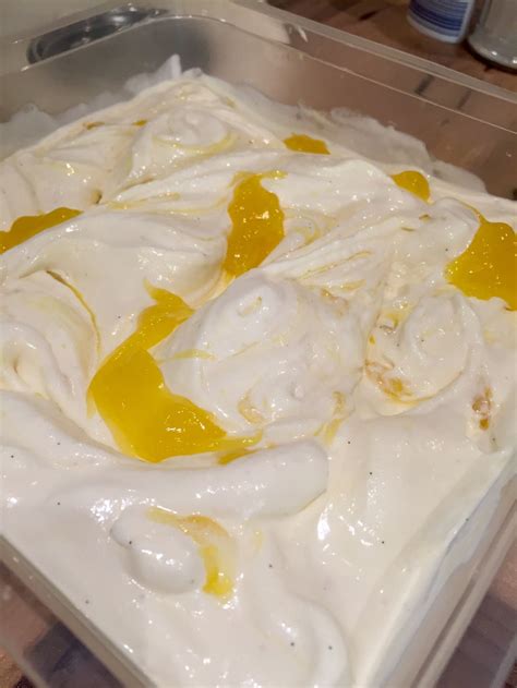 Lemon Curd Vanilla Eis Sasaslieblingsrezepte Lemon Curd Sorbet