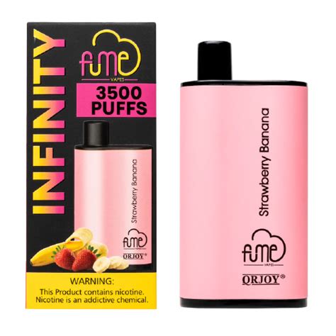 Fume Infinity Strawberry Banana 3500 Puffs Disposable Vape Ej Store