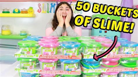Mixing 50 Buckets Of Slimes Slimeatory 530 Youtube
