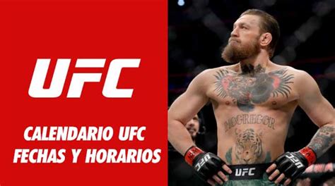CALENDARIO UFC 2021 FECHA HORARIO TV Y DÓNDE VER ONLINE GRATIS LAS