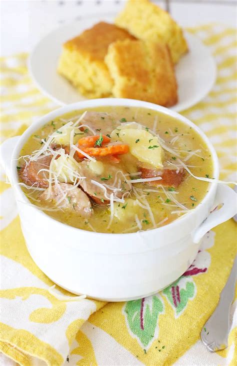 Slow Cooker Kielbasa Soup Recipe Moore Or Less Cooking