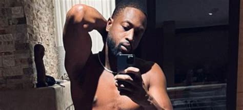 Dwyane Wade Bares Ripped Abs In Pre Valentines Day Shirtless Selfies