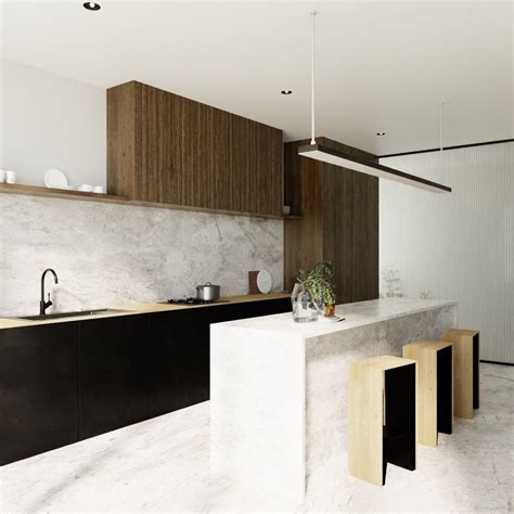 Modern Minimalist Kitchen Design By Lamardi Interior Scene D D Model