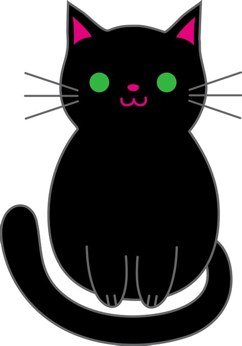 Cartoon Black Cat