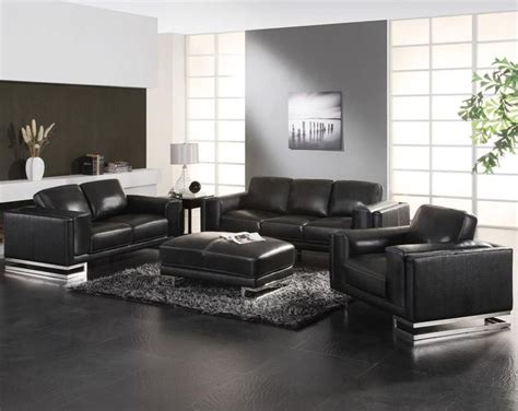 This artistic black and white living room utilizes a solid block design. 22 best Black Living Room Furniture images on Pinterest ...