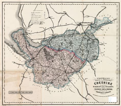 Railway Map Of Cheshire Image Title Cruchleys Railway And Flickr
