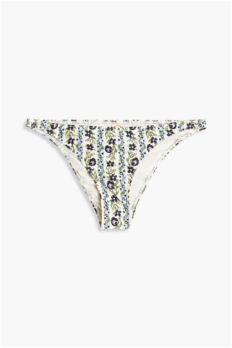 Tory Burch Floral Print Low Rise Bikini Briefs The Outnet