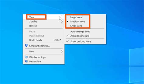 How To Change Icon Size Windows 10 For Desktop And Folder Icons