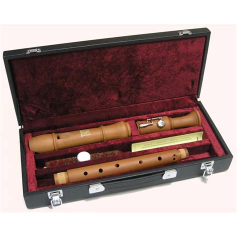 Hohner Professional Baroque Tenor Pear Wood Recorder W Case Key Of C