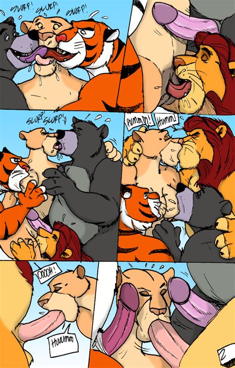 rule 34 aladdin anthro anthro only baloo bear comic crossover disney lion lioness mufasa no