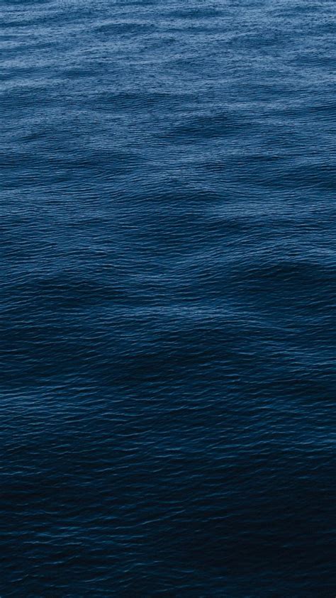 Wave Dark Ocean Sea Blue Pattern Iphone 8 Wallpapers Free Download