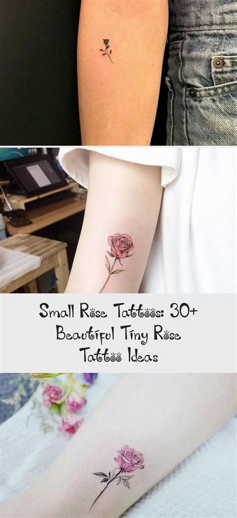 This tiny memento will make you feel pretty and feminine, and it'll help you transition into the world of tattooing. Small Rose Tattoos: 30+ Beautiful Tiny Rose Tattoo Ideas # ...