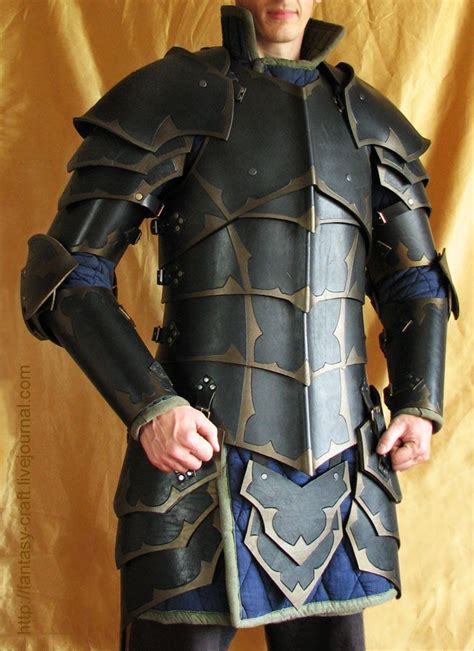 Black Knight Leather Armour By Fantasy On