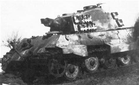 Tiger Ii Ausf B Spzabt509 Wrecks Hungary 1945 Tiger Ii Army