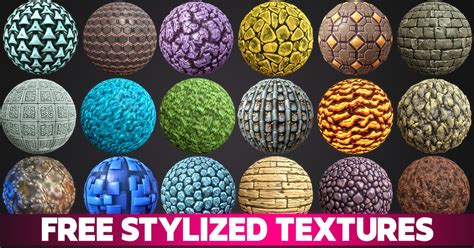 Free Stylized Textures 2d 材质与材料 Unity Asset Store