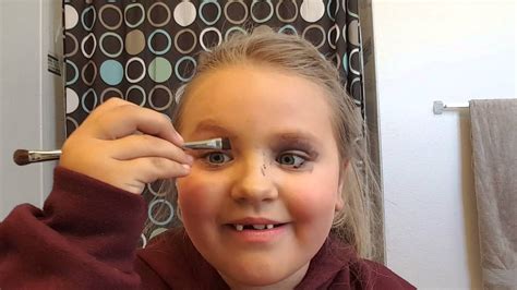 Funny Little Girl Makeup Tutorial Youtube
