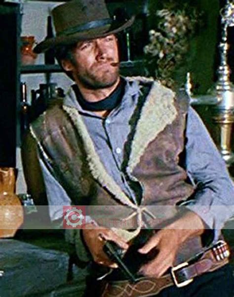 Clint Eastwood Leather Vest Cowboy Vest A Fistful Of Dollars