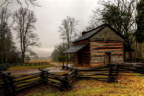 John Olivers Cabin In Cades Cove Photograph By Carol Montoya Fine