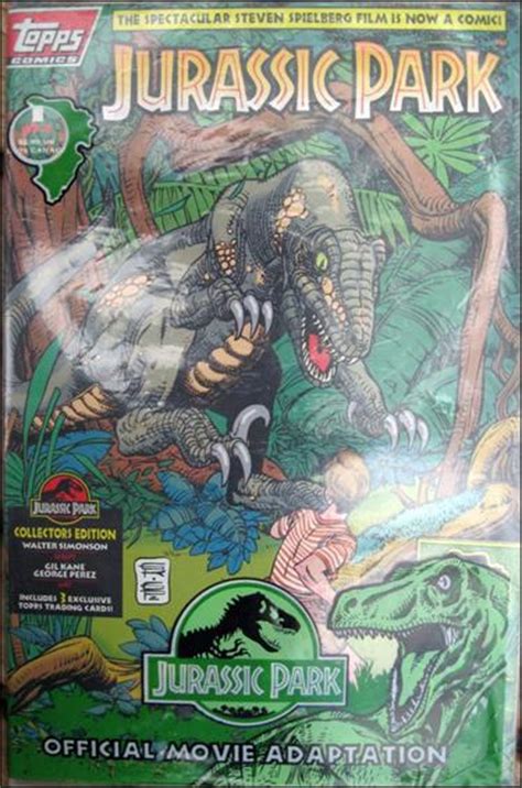 Jurassic Park 1 A Jun 1993 Comic Book By Topps