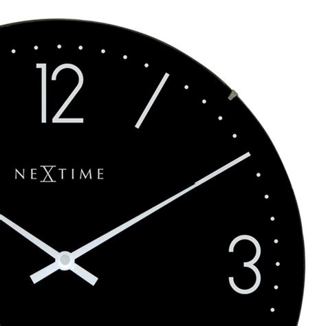 Buy Nextime Basic Dome Wall Clock 35cm Black Online Purely Wall Clocks