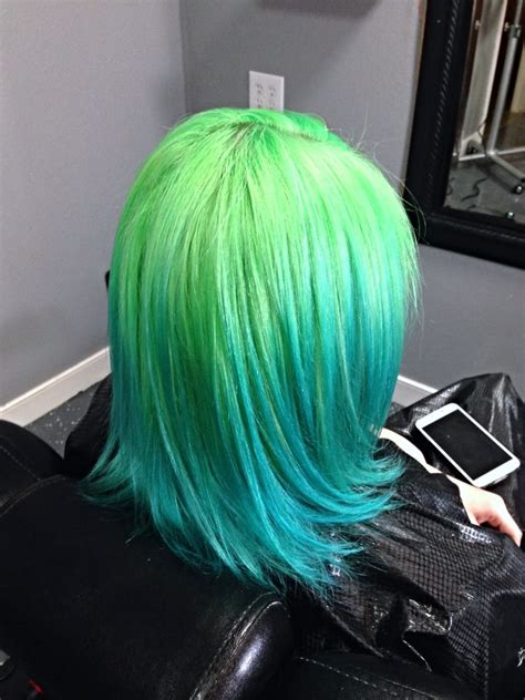 Neon Blue Hair Dye For Sale Park Art