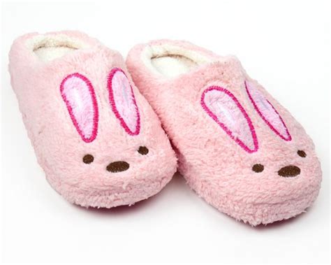 Fuzzy Pink Bunny Slippers Fuzzy Bunny Slippers Bunny Slippers