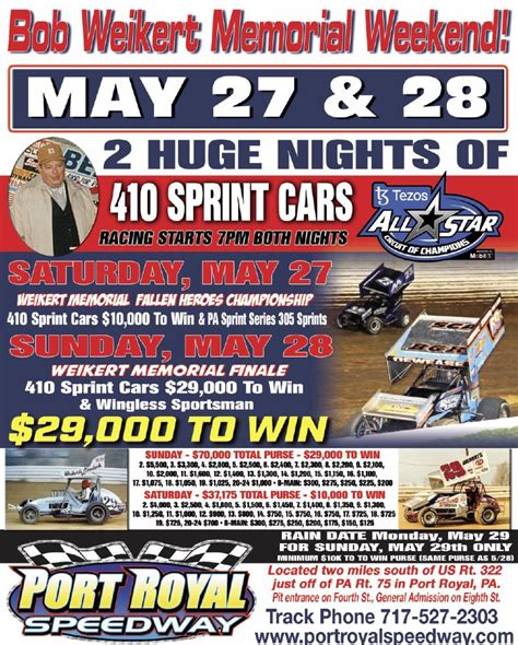 Racing Fans Worldwide On Twitter Rt Portroyalspdway Port Royal Pa