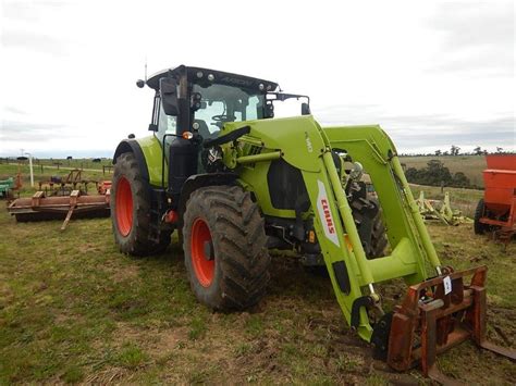 Lot 1 Claas Arion 630 Tractor With Claas Fl140 Fel Auctionsplus