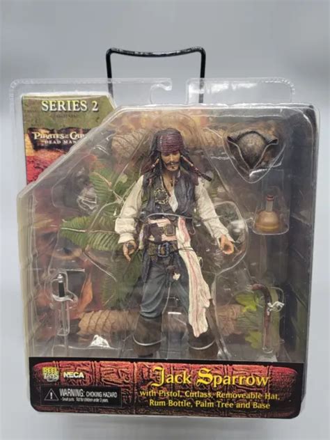 Neca Pirates Of The Caribbean Dead Mans Chest Captain Jack Sparrow Action Figure 3484 Picclick