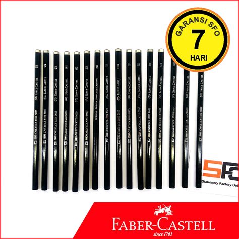 Jual Pensil Faber Castell 8b 7b 6b 5b 4b 3b 2b B Hb F H 2h 3h 4h 5h 6h