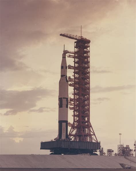 Saturn V On The Launchpad May 25 1966 One Of Five Launchpad Photos